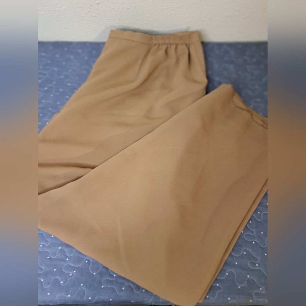 Josephine Chaus tan lined pants size 22